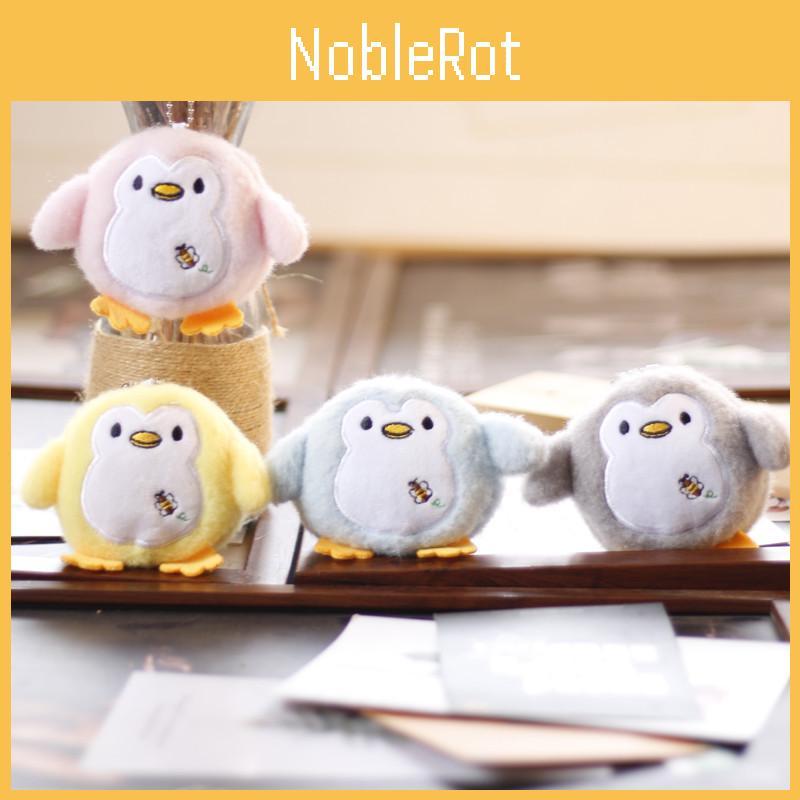 Cute And Soft Plush Penguin Keychain Stuffed Toy For Bags And Purses In Multiple Colors