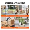 Furniture Dolly, 1000 lbs Load Capacity, 18" x 30", 4 x 3" PP Swivel Casters, Heavy Duty Hardwood Furniture Moving Dolly, Mover's Dolly, Moving Cart