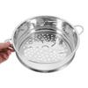 22Cm Premium Stainless Steel Steamer Basket for Steaming Buns Dumplings Multi Vent Holes Stacked Use Space Saving Home