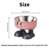 Simple Cartoon Cute Cat Food Bowl High-legged Large Capacity Pet Feeding Bowl Non-Slip Household Puppy Water Feeder Pet Supplies