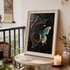 Pearl DIY Butterfly Art Kits 15.7x19.6inch Gem Art Pearl Painting Kits Without Frame for Adults Gift Idea Home Wall Decor
