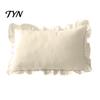 Federe Minimaliste Moderne per Cuscini, Copricuscino Ruffle, Fodera a Quadri in Cotone con Bordo Arricciato, 18x18 Pollici Accessori per la Casa del Soggiorno 20x12