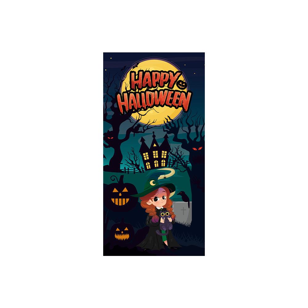Day of the Dead Festival Polyester Door Banner - Customizable Party Decoration
