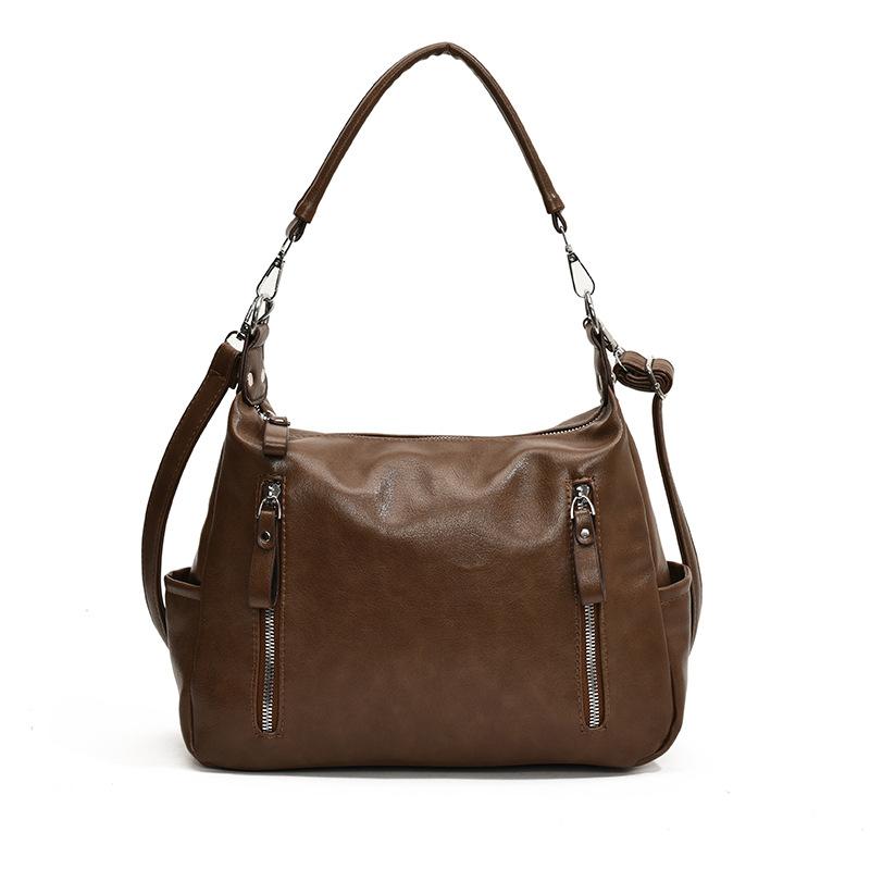 

Вместительная повседневная сумка-тоут с темпераментом, новая модная модель 2025 года, высокая ценность, корейская версия, ins, сумка на одно плечо через плечо хаки