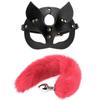 Masque de renard queue Cosplay masque pour les yeux bouchon anal en métal jeu de rôle SM accessoire jouets sexuels pour