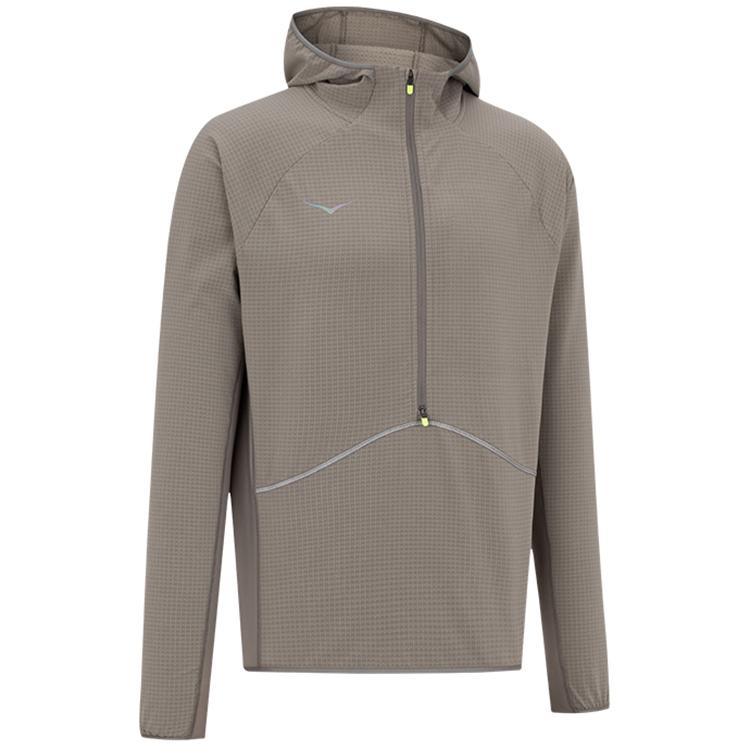 

Hoka One One Aw24 Skyglow Half-Zip Woven Hooded Long Sleeve Jacket Men Jacket Moss-Green 1156098