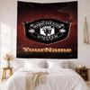 Manchester Custom Your Name Wall Decor Tapestry Art For Pet Memorial Birthdaywedding Party Backdrop Family Gift