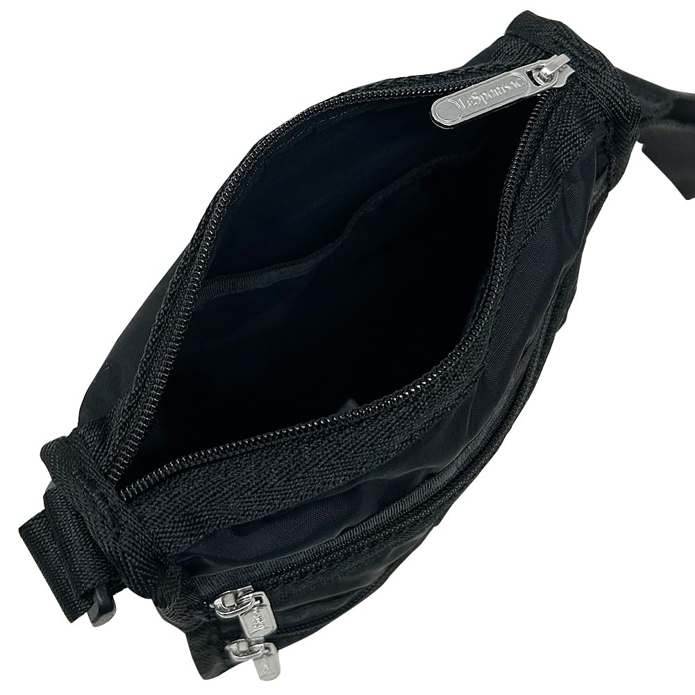 LeSportsac MEDIUM 3 ZIP CROSSBODY 1009 (RECYCLED BLACK) Mini Shoulder BagPochette
