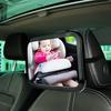Baby Car Mirror Car Back Seat See Your Baby When You Wish 360 ° Swivel 100% Unshatterable Adjustable Elastic Straps For Baby Back Chair/Child Seats