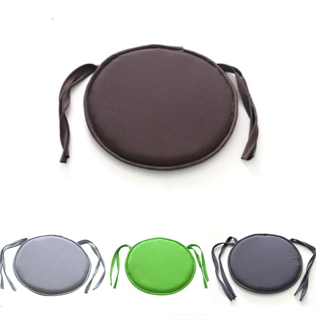 Modern Minimalist Round Sponge Seat Pad With Removable Cover For Living Room