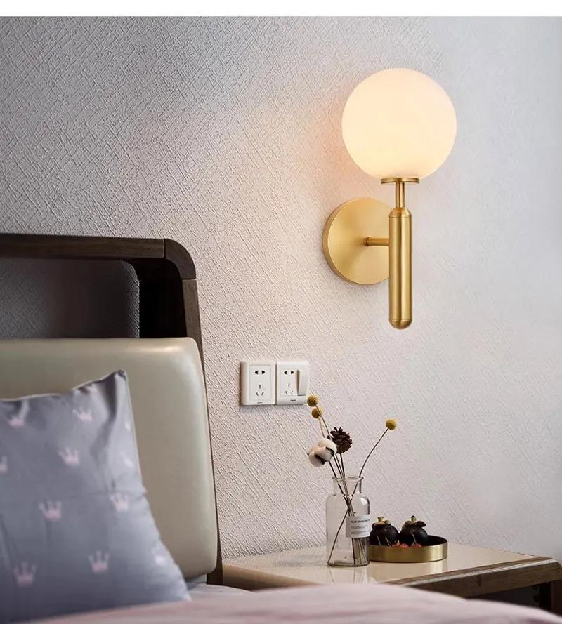 Nordic Wall Sconces Warm Light Cold Light Neutral Light Changeable Wall Lamp For Indoor Bedside Aisle Hallway Wall Lamp