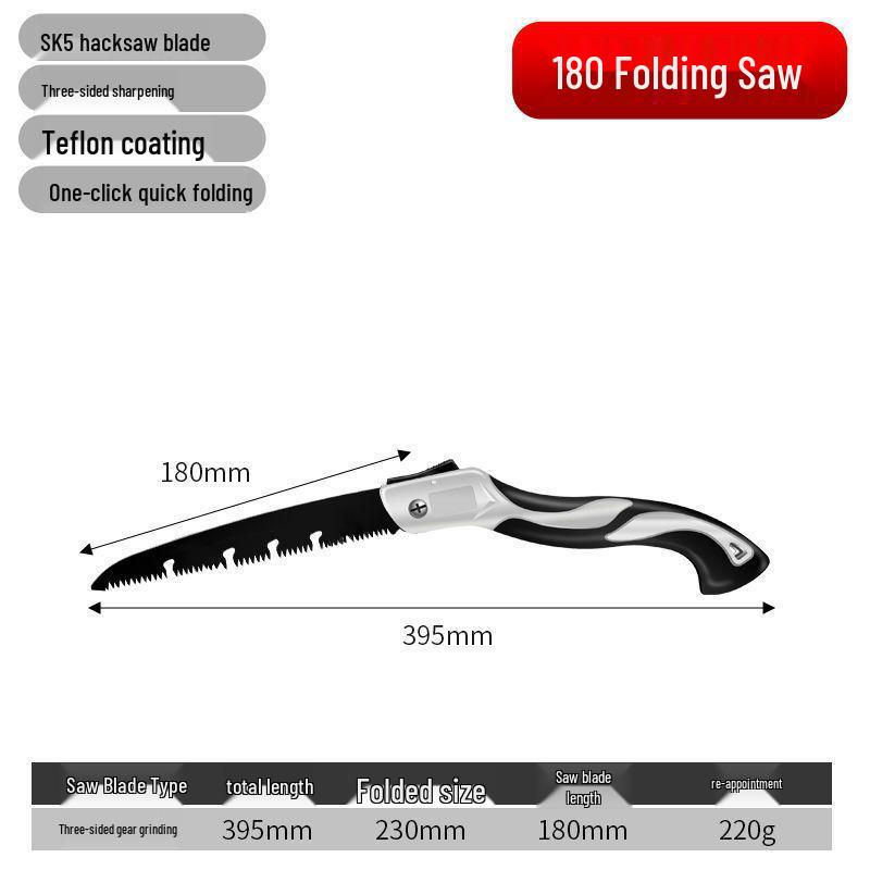 German Foldable Hand Saw: Fast-Cutting Tool for Wet/Dry Woodworking and Tree Felling