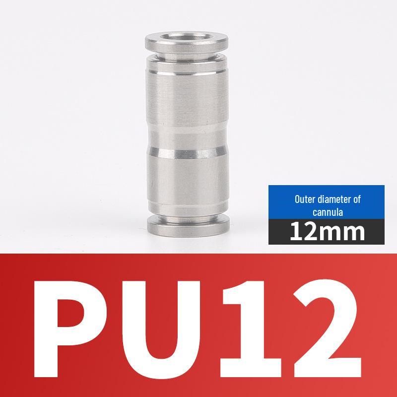 304 Stainless Steel Pneumatic Quick Connectors: High-Pressure Resistant Straight Reducer and Quick Connect Tee