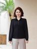 Elegant Spring Knit Top for Mature Women - Fashionable, Age-Reducing, Comfortable Long Sleeve