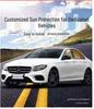 Cloud Realm Dual-Track Vehicle Sunshade Curtains for Privacy & Heat Insulation