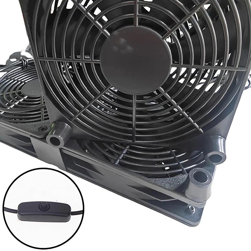 120Mm 5V USB Router Cooling Fan With Speed Controller DIY PC Cooler TV Box Wireless Silent Quiet For Router Modem Receiver