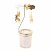 1pcs  Silver Gold Candlesticks Rotating Romantic Rotation  Carrousel Tea Light Candle Holder Dinner Wedding Bar Party