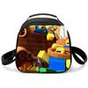 Virtual World, Lunch Bag Cartoon Primary School Children Animation Game Merchandise Lunch Bag Bento Bag
