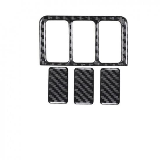 Carbon Fiber Interior Sunroof Console Cover Trim For Honda Accord Sedan 2003-07