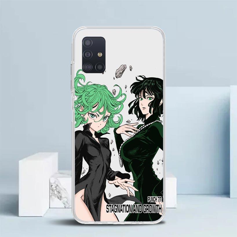 One P-Punch-Man Tatsumaki Soft Cover for Samsung Galaxy A12 A22 A32 A52 A72 A02S Phone Case Note 20 Ultra 10 S10 Plus A51 A71 A5