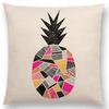 Latest Lovely Happy Cactus Pretty Pineapple Colourful Ice Cream Precious Agate Prints Car Cushion Cover Sofa Throw Pillow Case