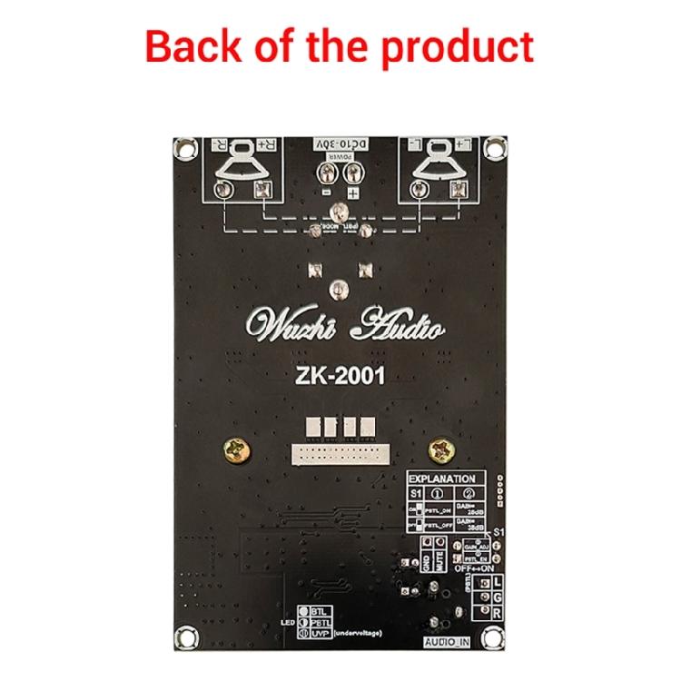 200W Subwoofer 100W+100W 2Channel Digital Power Amplifier Module Enhances Subwoofer in Auditory Setups