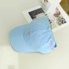 New High Ponytail Empty Top Hat Korean Sun Hat Love Embroidery Cap Female Sweet Face Hat