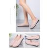 Sommer Neu Weiche Sohle Weiche Oberfläche Modisch Lässig Mesh Fly Woven Atmungsaktiv Bohnenschuhe Hohl Flacher Mund Flache Sohle Einzelner Schuh für Damen