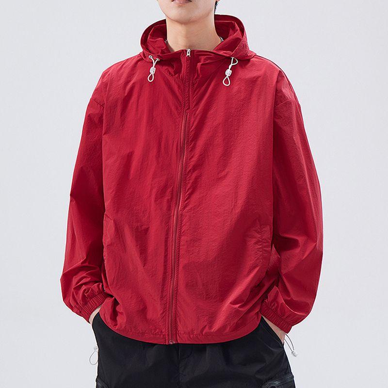 Men's  Modest Blue Cover Up Summer Lightweight Breathable Loose Fit Outdoor Office Appropriate Sun Protection