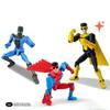 Creative 3D Printed Dummy13 Figure Blue Mask Design Multi-Joint Posable Shapeshift Model Desktop Decor Children's Birthday Gift