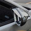 For Volkswagen T-ROC TROC 2017 2018    ABS Carbon Rearview Mirror Eyebrow Frame Cover Trims Car Styling Accessories