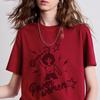 Chuyu Women's Lyocell Cotton Graphic T-shirt