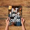 Retro Coffee Metal Tin Sign Vintage Wall Art Decor Grinder Decorative Kitchen Dining Room Home Decor Gift Idea