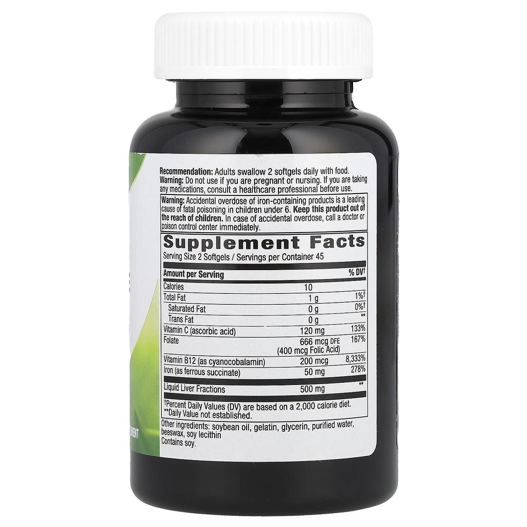 Nature's Way Ultimate Iron®, 90 Softgels