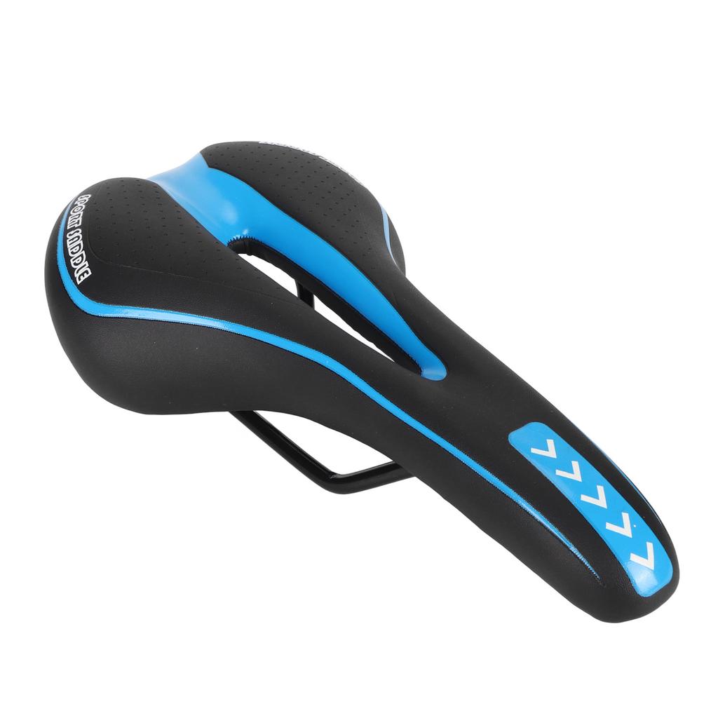 Náhradní sedlo na kolo Univerzální Černé a modré Ergonomické Pohodlné sedlo na kolo pro silniční kola Skládací kola