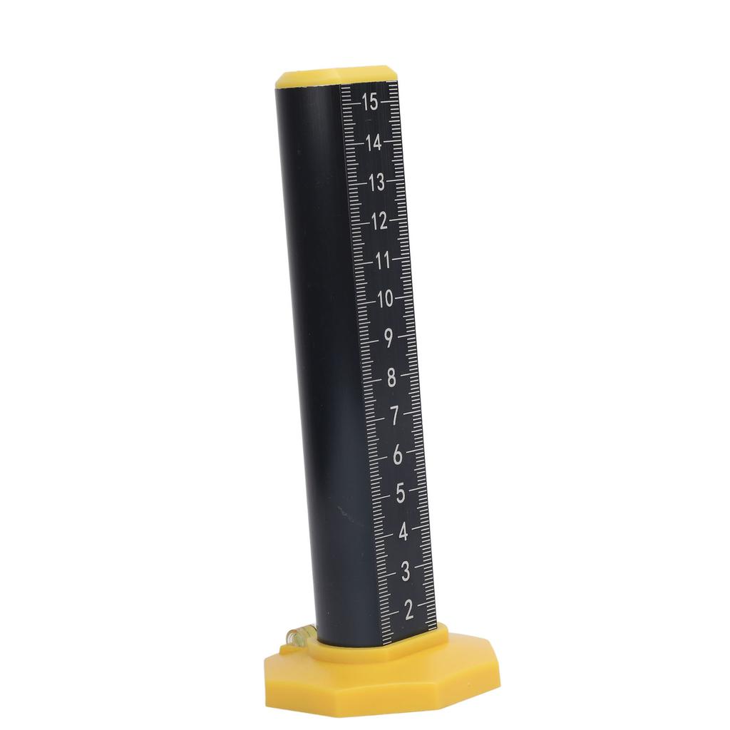 Equal Height Ruler Accurate Double Sided Scale Thickened Rust Proof Gradienter Ruler for Indoor Outdoor Black Inverted