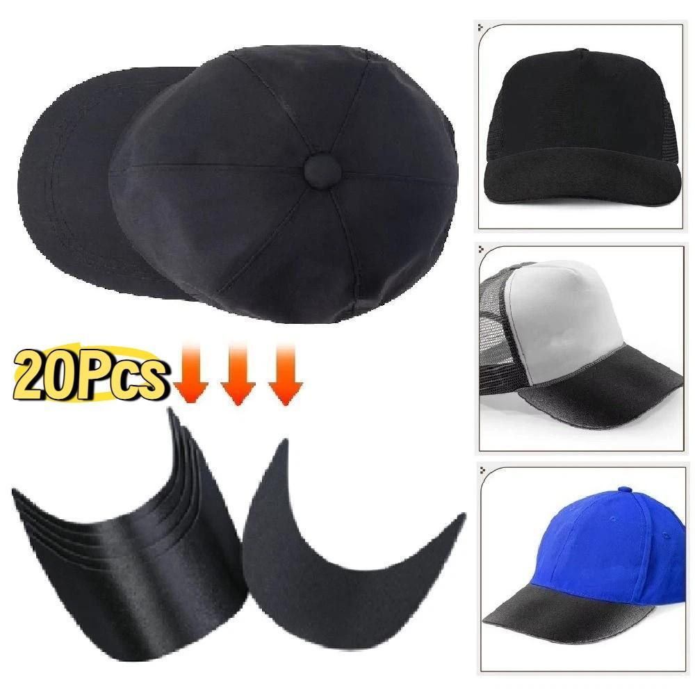 20Pcs DIY Baseball Cap Brim Peaked Removable Easy Insert Cap Brim Replacement Plastic Practical Hat Visor Shaper Inserts