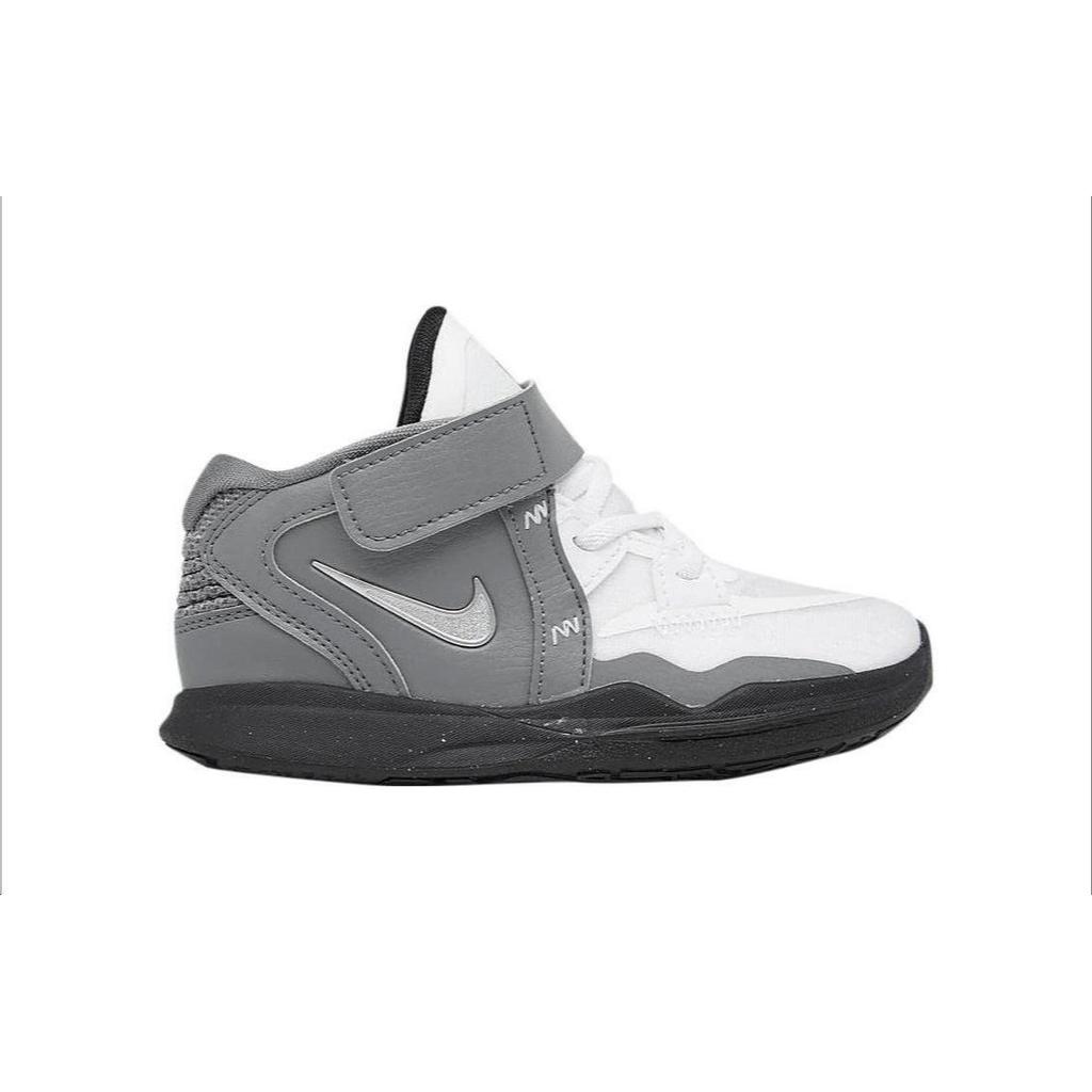 New Nike Kyrie 8 Infinity 'White Cement' Mid-Top Performance Basketball Shoes Gray White Infant And Toddler DD0337-108