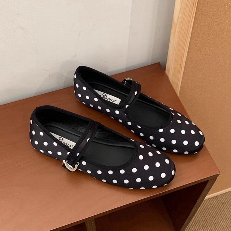 Fashion SUOJIALUN 2025 Autumn New Brand Women Flat Shoes Fashion Round Toe Shallow Ladies Mary Jane Shoes Soft Flat Heel Boat Shoes