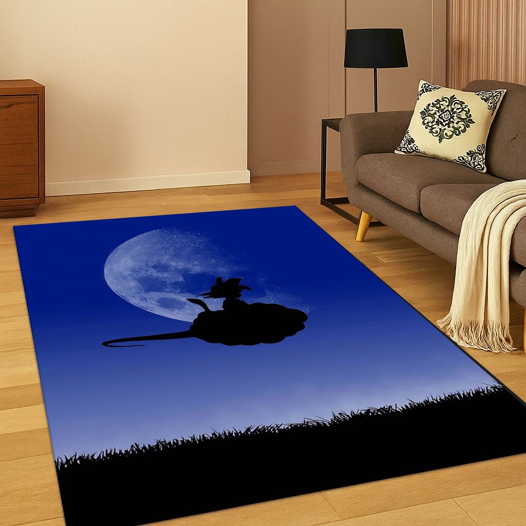 3D Anime D-Dragon Ball Gamer Cartoon Carpet Rug for Bedroom Living Room Sofa Doormat Home Decor,kid Game Area Rug Non-slip Gift