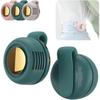 (Green) Portable Silent Mini Bladeless Fan Clip-on, Mini Fan with Clip, 2025 New Model, Adjustable 3-Speed Wall Hanging Fan, Compatible with Out