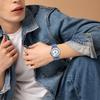 Bohemia Elastic Belt Watch Seiko Easy To Read Arabic Numerals Analog Quartz Watch Waterproof Stylish Cool Unisex Fashion Flower Print Elastic Strap