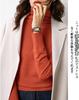 Knit Turtleneck Solid Fitted Soft 3D Slimming L'Avventura Women's High-Neck Sweater, Color, Innerwear, Knit, Figure-Flattening, Stylish, Cute, (M,