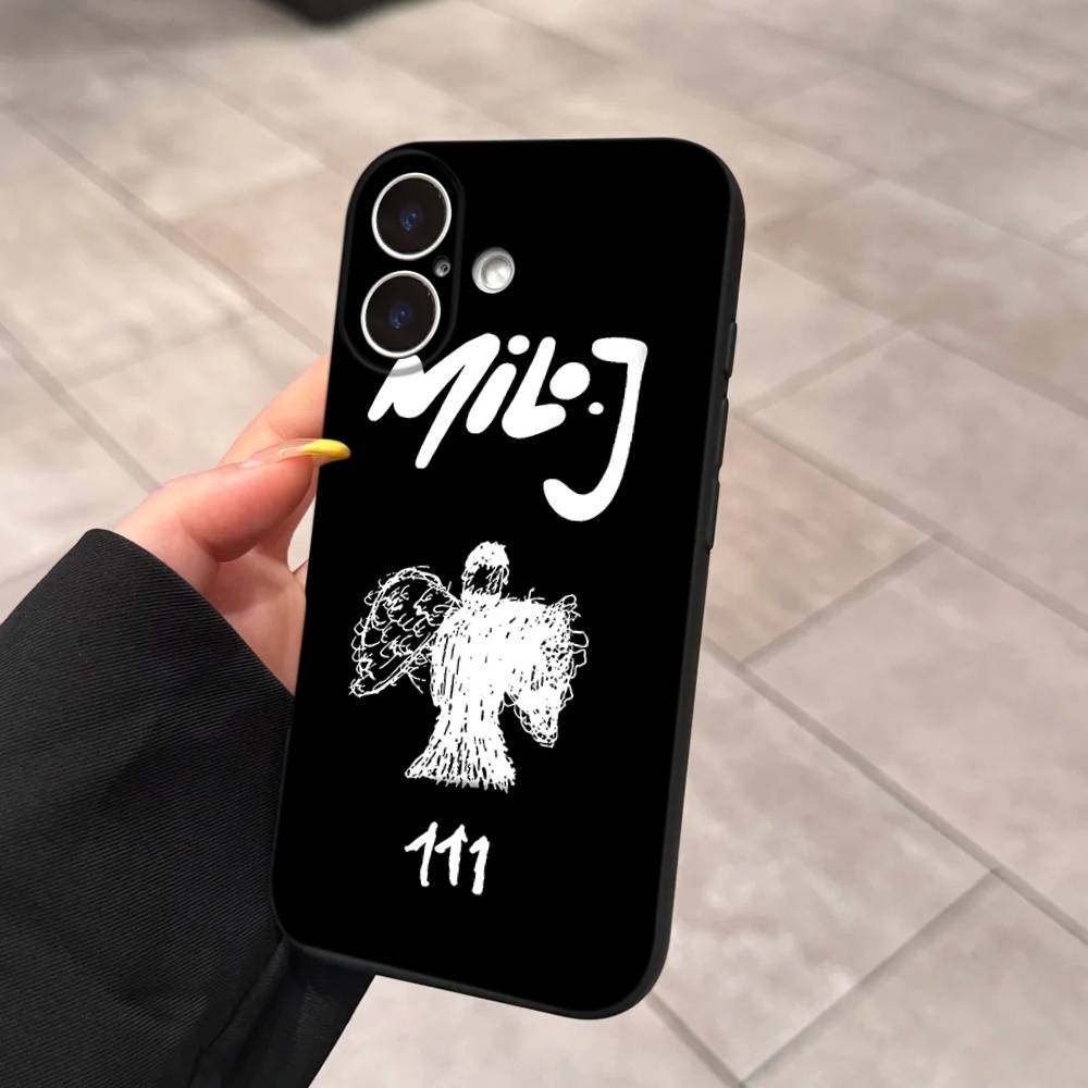 

Singer M-Milo J Phone Case For IPhone 17 Air 16 15 14 Plus 13 12 Mini 11 Pro Max Black Cover iPhone 13pro max