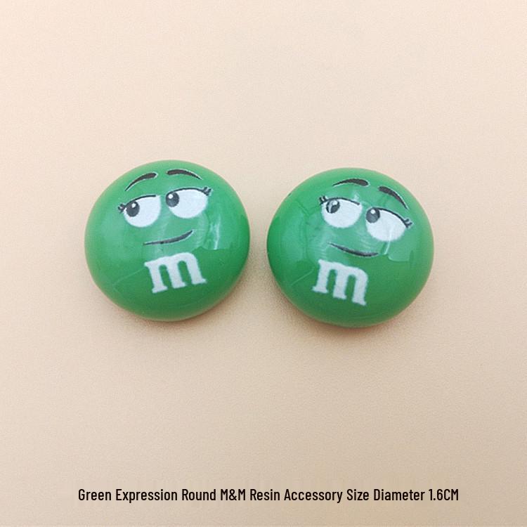 Cartoon Rainbow M&M's Resin Jewelry and Phone Case DIY Accessories