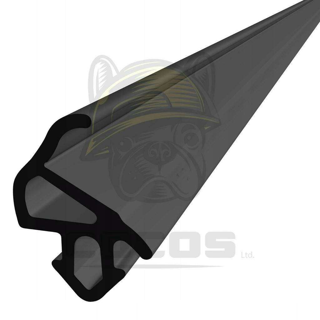 Seal for PVC windows S-1559 ALUPLAST BLACK 1m