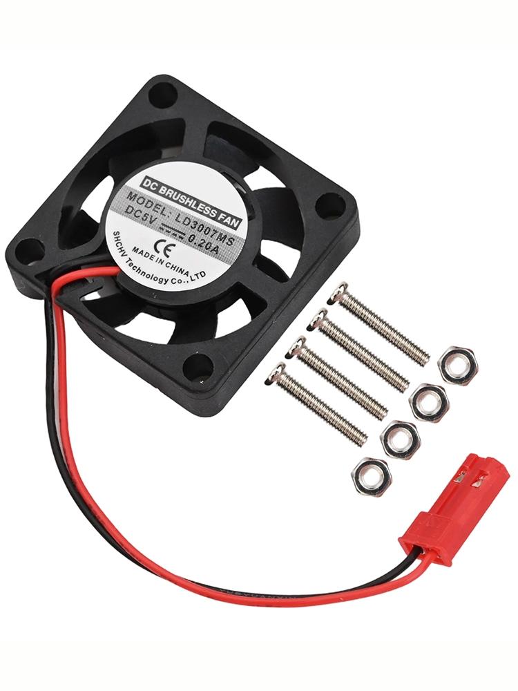 Quiet Cooling Fan for Raspberry Pi with 30000 Hours Lifespan and 5V Power