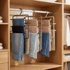 Iron Pants Hangers Non Slip Closet Pants Organizer Durable Multi-Layer Trouser Racks for Home