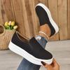 Casual Shoes Women's New Round Head Women's Shoes Platform Muffin Heel Women's Single Shoes Korean Version Trendy Good Match Little White Shoes Loa