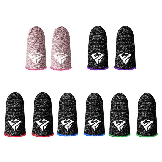 Manșoane pentru degete pentru jocuri Anti-alunecare rezistente la transpirație Ecran ultra-subțire Mănuși Capac pentru vârful degetelor